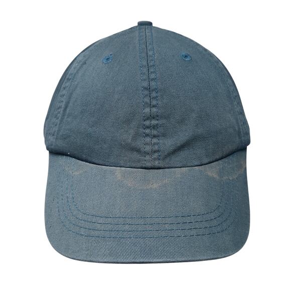 Alternative Earth Slideback Hat Blue One Size Solid Vent Holes Blank - Picture 1 of 9